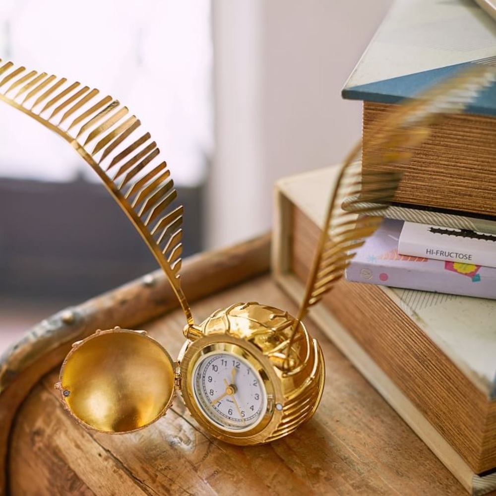 Pottery Barn Teen Harry Potter Golden Snitch Clock